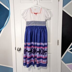 Girls Luisa Costume Princess Dress Birthday Halloween Cosplay Dresses Encanto